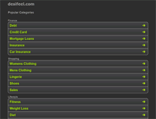 Tablet Screenshot of desifeel.com